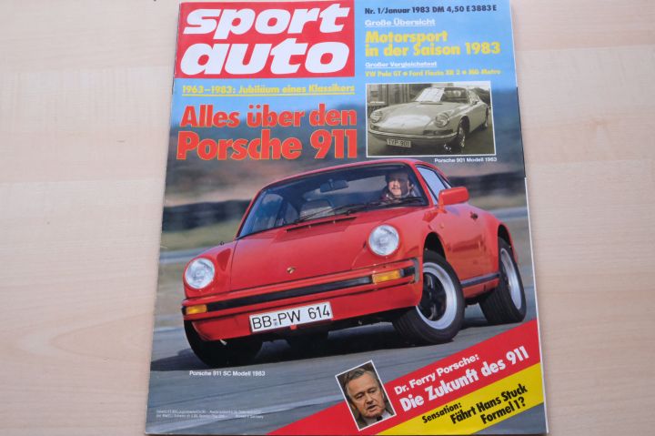 Deckblatt Sport Auto (01/1983)
